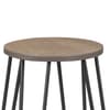 Dalston Elm Wooden and Metal Bar Stool x 2