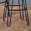 Dalston Elm Wooden and Metal Bar Stool x 2