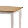 Davenport Light Grey and Oak Wooden Dining Table