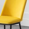 Delauney Mustard Velvet Fabric Dining Chair x 2