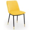 Delauney Mustard Velvet Fabric Dining Chair x 2