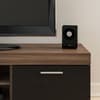 Edgeware Walnut and Black Wooden TV Unit