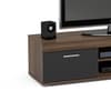 Edgeware Walnut and Black Wooden TV Unit