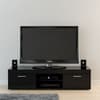Edgeware Black Wooden TV Unit