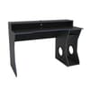 Enzo Black and Blue Wooden Gaming Storage Desk