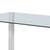 Enzo Glass and Metal Dining Table