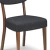Farringdon Grey Fabric Dining Chair x 2