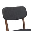 Farringdon Grey Fabric Dining Chair x 2