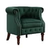 Freya Green Fabric Chair