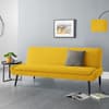 Gaudi Mustard Linen Sofa Bed