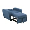 Gibson Blue Fabric Chair Sofa Bed