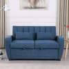Gibson Blue Fabric Sofa Bed