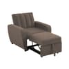 Gibson Brown Fabric Chair Sofa Bed