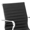 Gio Black Leather Office Chair