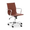 Gio Brown Leather Office Chair