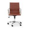 Gio Brown Leather Office Chair
