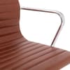 Gio Brown Leather Office Chair