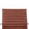 Gio Brown Leather Office Chair