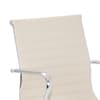 Gio Ivory Leather Office Chair