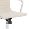 Gio Ivory Leather Office Chair