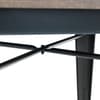 Grafton Elm Metal Square Dining Table