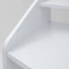 Gravity White Wooden Gaming Storage Desk