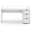 Gravity White Wooden Gaming Storage Desk