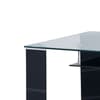 Greenwich Black Glass Dining Table