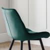 Hadid Green Velvet Fabric Dining Chair x 2
