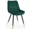 Hadid Green Velvet Fabric Dining Chair x 2