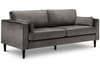Hayward Grey Velvet 3 Seater Fabric Sofa