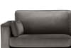 Hayward Grey Velvet 3 Seater Fabric Sofa