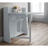 Helsinki Grey Wooden Compact Dining Table Set