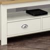 Highgate Cream and Oak Wooden Corner TV Unit