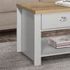 Highgate Grey and Oak 2 Drawer Wooden Coffee Table