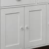 Highgate Grey and Oak 3 Door 2 Drawer Wooden Sideboard