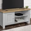 Highgate Grey and Oak Wooden Small TV Unit