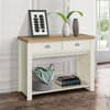 Highgate Cream and Oak Wooden Console Table