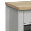 Highgate Grey and Oak Wooden 1 Drawer Lamp Table