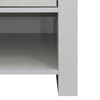 Highgate Grey and Oak Wooden 1 Drawer Lamp Table