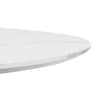 Holland White Marble Round Pedestal Dining Table