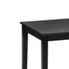 Hudson Black Wooden Dining Table