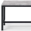 Staten Grey Concrete Dining Bench