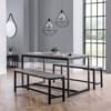 Staten Grey Concrete Dining Table
