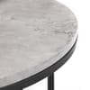 Staten Grey Round Concrete Nest of Coffee Tables