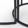 Staten Grey Round Concrete Nest of Coffee Tables