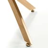Montero Glass and Metal Dining Table