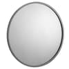 Octave Round Silver Wall Mirror