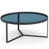 Loft Smoked Glass Metal Coffee Table