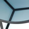 Loft Smoked Glass Metal Coffee Table